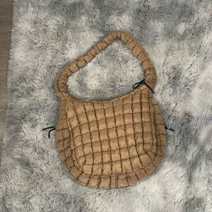 Puffer purse | khaki | shoulder bag